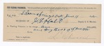 1895 June 11: Receipt, of J.L. Holt, deputy marshal; by L. Robinson for feeding of prisoners