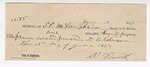 1895 June 13: Receipt, of S.P. McLaughlin, deputy marshal; to S. Smith for railroad fare