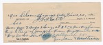 1895 June 20: Receipt, of J.L. Holt, deputy marshal; to Jordan and Matthews for team and buggy