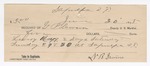 1895 June 30: Receipt, of G.P. Lawson, deputy marshal; to N.B. Irvine for livery bill