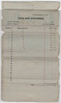 1895 June 30: Voucher, for fees and expenses of Charles Keys, deputy marshal; George J. Crump, U.S. marshal
