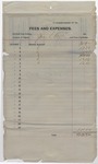 1895 June 30: Voucher, of James L. Hall, deputy marshal, for fees and expenses; George J. Crump, U.S. marshal; U.S. v. Bud Cops, murder