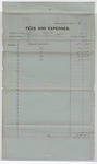 1895 June 30: Voucher, of Will Preston, deputy marshal, for fees and expenses; George J. Crump, U.S. marshal
