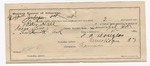 1895 July 1: Certificate of employment, for E. A. Douglas, guard; Peter Hall, U.S. prisoner; Charles Keys, deputy marshal; W. Fleming, witness