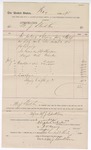 1895 September 6: Voucher, to M.J. Stockton for pay of bailiffs; U.S. v. Thomas Thompson, murder; Stephen Wheeler, district clerk; J. Berry, deputy clerk; Mrs. M. J. Stockton