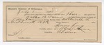 1895 July 8: Certificate of employment, for Henry Long, guard; Walter Brown, U.S. prisoner; Charles Vann, deputy marshal;