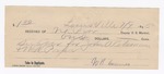 1895 July 9: Receipt, of N.K. Pryor, deputy marshal; to W.R. Conner for supper for John A. Coleman, U.S. prisoner