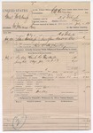 1895 July 15: Voucher, U.S. v. Samuel Hollebough, violating intercourse laws; E.B. Harrison, commissioner; Stephen Wheeler, warrant issuer; R.S. Todhunter, deputy marshal
