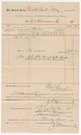 1895 July 13: Voucher, to J.A. Hammersley for services rendered as crier; Isaac Parker, judge; George J. Crump, U.S. marshal; I.M. Dodge, deputy clerk