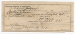 1895 July 16: Certificate of employment, for John Keys, guard; Walter Johnson, U.S. prisoner; Charles Keys, deputy marshal; W.J. Fleming, witness