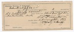 1895 July 26: Certificate of employment, for S.L. Todhunter, guard; Sandy Locust, U.S. prisoner; R.S. Todhunter, deputy marshal