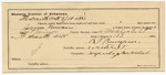 1895 September 10: Certificate of employment, for R.T. Bumpus, guard; James Newsom, U.S. prisoner; S.T. Minor, deputy marshal