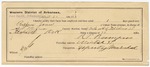 1895 September 20: Certificate of employment, for R.T. Bumpus, guard; Richard Jones, U.S. prisoner; S.T. Minor, deputy marshal