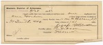 1895 September 28: Certificate of employment, for Coop McCracken, guard; One Gordon, U.S. prisoner