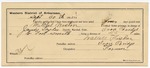 1895 September 30: Certificate of employment, for Wallace Fisher, guard; Mitchel Weston, U.S. prisoner; James Taylor, deputy marshal