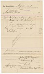 1895 October 17: Voucher, to Rowland House for feeding and lodging jury and bailiffs; U.S. v. William McLewis, murder; John N. McConnell, clerk