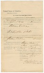 1895 August 6: Writ of arrest, U.S. v. William Coker, introducing liquor and retail liquor dealer; G.J. Crump, U.S. marshal; John Salmon, deputy marshal; Stephen Wheeler, clerk; I.M. Dodge, deputy clerk