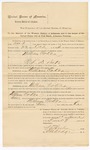 1895 June 15: Mittimus, to await trial, U.S. v. William Coker, introducing liquor and retail liquor dealer; Stephen Wheeler, clerk; I.M. Dodge, deputy clerk; G.J. Crump, U.S. marshal; John Salmon, deputy