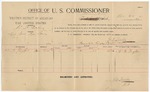 1895 October 22: Voucher, U.S. v. W.R. Dickey, violating intercourse laws; J.B. Sparks, justice of the peace; W.R. Taylor, witness; G.J. Crump, U.S. marshal