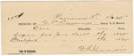 1895 August 3: Receipt, of G.P. Lawson, deputy marshal; to W.R. Gaddis for feeding Jim Scott, U.S. prisoner