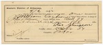 1895 August 5: Certificate of employment, for Titus Sturgeon, guard; William Cogburn, U.S. prisoner; John Salmon, deputy marshal