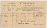 1895 December 11: Voucher, U.S. v. Bob Roberts, selling whiskey; E.B. Harrison, commissioner; William Downing, Joe Miller, witnesses