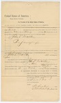 1895 August 30: Writ to arrest, U.S. v. John P. Walton, perjury; Stephen Wheeler, clerk; I.M. Dodge, deputy clerk; George J. Crump, U.S. marshal; John T. Davis, deputy marshal