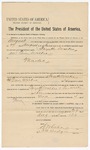 1895 August 27: Writ of arrest, U.S. v. Fayette Walker and Tim Walker, murder; Stephen Wheeler, clerk; I.M. Dodge, deputy clerk; G.J. Crump, U.S. marshal; E.D. Jackson, deputy marshal