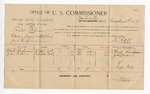 1895 November 12: Voucher, U.S. v. Taylor Odom, retailing liquor without paying special tax; L.C. Hall, commissioner; Wash Hardgrave, John Parker, witnesses; G.J. Crump, U.S. marshal