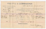 1895 November 20: Voucher, U.S. v. George Carr, violating intercourse laws; James Brizzolara, commissioner; Rosa Jordan, Hattie Gainy, Parilee Saddler, witnesses; G.J. Crump, U.S. marshal