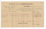 1895 December 4: Voucher, U.S. v. Henry Smarts, introducing and selling whiskey; E.B. Harrison, commissioner; John Beck, Jeff Beck, witness; G.J. Crump, U.S. marshal