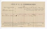 1895 December 31: Voucher, U.S. v. Theodora Dauner, larceny; Stephen Wheeler, commissioner; George Miller, witness; George J. Crump, U.S. marshal; W.J. Fleming, deputy marshal