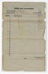 1895 December 31: Receipt, of G.P. Lawson, deputy; includes expenses and fees for U.S. v. Jeff Walker, murder;  George J. Crump, U.S. marshal