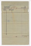 1895 December 31: Receipt, of J.L. Lacy, deputy marshal, for expenses and fees; George J. Crump, U.S. marshal