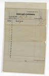1895 December 31: Receipt, of R.M. Serville, deputy marshal, for expenses and fees for U.S. v. William Brown, murder; George J. Crump, U.S. marshal