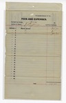 1895 December 31: Receipt, of J.K. Jones, deputy marshal, for expenses and fees; George J. Crump, U.S. marshal