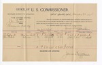 1895 December 26: Voucher, U.S. v. J.M. Reeser, larceny; James Brizzolara, commissioner; J.C. Holland, John Pickett, witness; George J. Crump, U.S. marshal; W.J. Fleming, deputy marshal