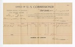 1896 January 21: Voucher, U.S. v. Floyd Ellen, introducing and selling whiskey; E.B. Harrison, commissioner; John A. Harp, witness; George J. Crump, U.S. marshal