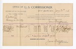 1896 January 21: Voucher, U.S. v. E. Williams, larceny; James Brizzolara, commissioner; A.N. Zachery, W.S. Griffin, Robert Hendrix, J.H. McElroy, witnesses; C.C. Ayers, witness of signature; George J. Crump, U.S. marshal