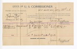 1896 January 22: Voucher, U.S. v. Professor Field, larceny; James Brizzolara, commissioner; J.H. Robinson, Lewis Bruner, witnesses; George J. Crump, U.S. marshal
