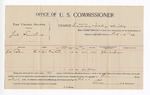 1896 February 24: Voucher, U.S. v. Jack Sunshine, introducing and selling whiskey; E.B. Harrison, commissioner; John Cochran, witness; George J. Crump, U.S. marshal