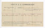 1896 February 24: Voucher, U.S. v. Will Miller, assault with intent to kill; Stephen Wheeler, commissioner; Georgia Howard, witness; George J. Crump, U.S. marshal; W.J. Fleming, deputy marshal