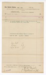 1896 March 26: Receipt, to Wright's News Depot for court stenographer supplies; M.R. Wright, representative for Wright's News Depot