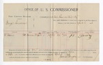 1896 April 6: Voucher, U.S. v. George Larrimore, violating intercourse laws; James Brizzolara, commissioner; D. Davis, witness; George J. Crump, U.S. marshal