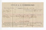 1896 April 14: Voucher, U.S. v. James R. Guard, violating intercourse laws; James Brizzolara, commissioner; John T. Ward, William Sangster, witnesses; George J. Crump, U.S. marshal