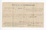 1896 April 16: Voucher, U.S. v. Joe Rowden, larceny; Stephen Wheeler, commissioner; James Martin, J.M. Hamilton, witnesses; George J. Crump, U.S. marshal