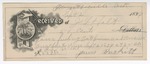 1896 September 2: Receipt, of J.L. Holt, deputy marshal; to James Burkitt for feeding of Bat Guinn, U.S. prisoner