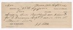 1896 September 10: Receipt, of B.F. Gipson, deputy marshal; to J.J. Little for feeding of two prisoners