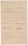 1896 October 2: Receipt, of John T. Davis, deputy marshal; includes expenses incurred for services; J.C. Kurdall, notary public; George J. Crump, U.S. marshal