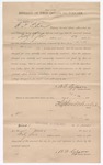 1896 October 9: Receipt, of B.F. Gipson,, deputy marshal; includes expenses incurred for services; Stephen Wheeler, clerk; George J. Crump, U.S. marshal